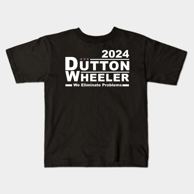 Dutton Wheeler 2024 Kids T-Shirt by TeeAMS